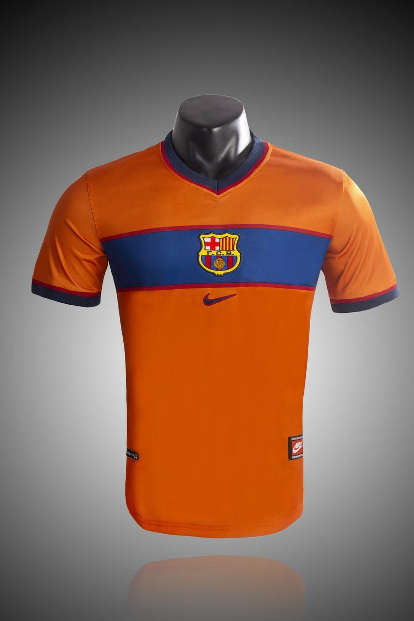 Retro Barcelona 3R Away Football Jersey 1999/2000