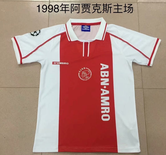 Retro Ajax Home Football Jersey 1998