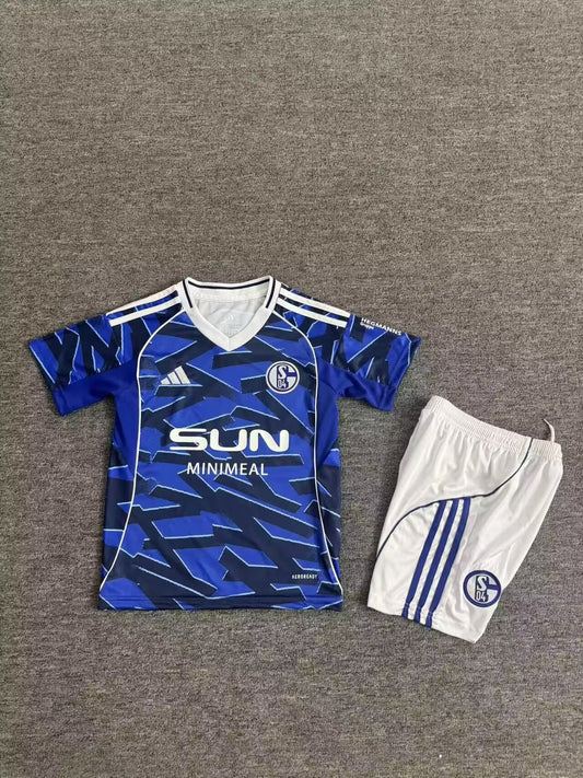 Schalke 04 Home Kids Fans Football Jersey 2025/2026
