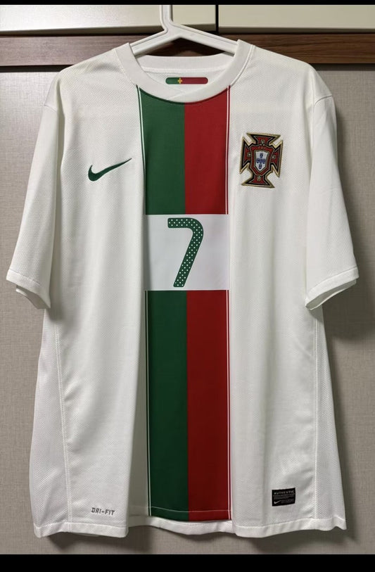 Retro Portugal Away Football Jersey 2010