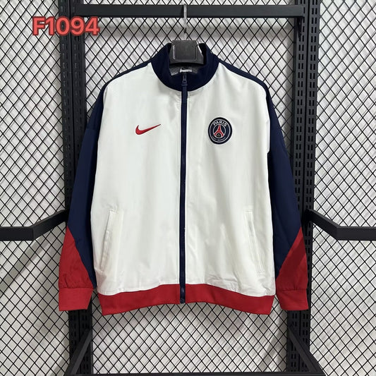 PSG Paris Windbreaker Red White Football Jersey 2026/2027