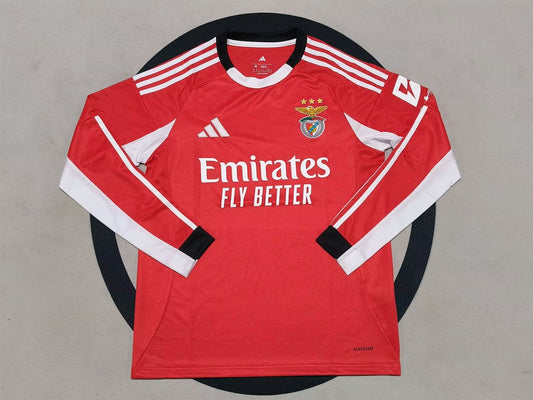 Benfica Home Long Fans Football Jersey 2025/2026