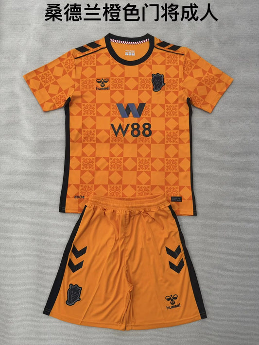 Sunderland Goalkeeper Orange Fans (Kids And Man) Football Jersey 2025/2026