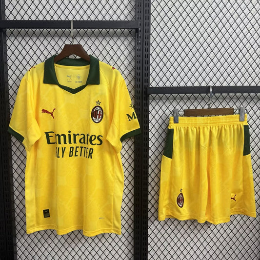 AC Milan Third Away With Pants Sets Fans Football Jersey 2025/2026