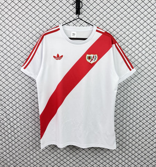 Retro Rayo Vallecano Home Fans Football Jersey 1977/1979