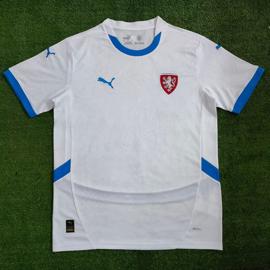 Czech Republic Away Fans Football Jersey 2024/2025