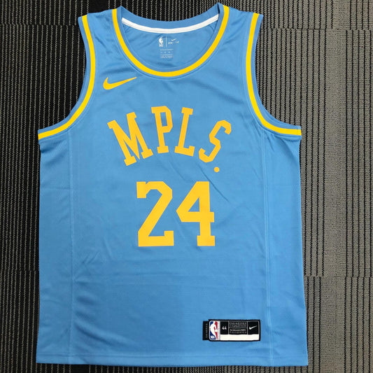 Los Angeles Lakers Kobe #24 BRYANT Blue Minneapolis NBA Jersey