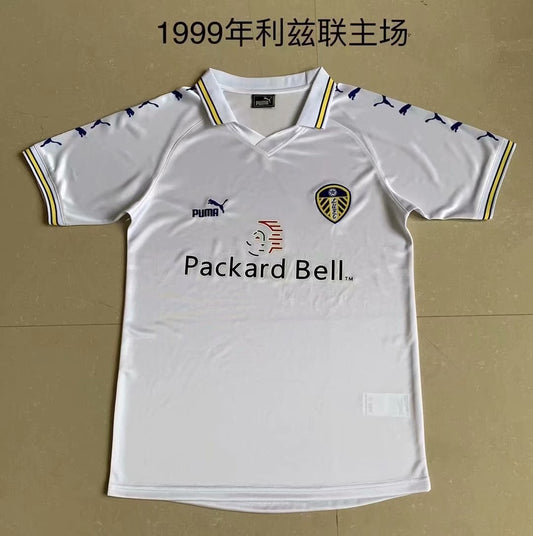 Retro Leeds United Home Football Jersey 1999