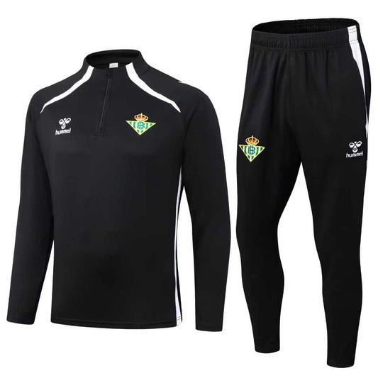 Real Betis Training Tracksuit Black 2025/2026