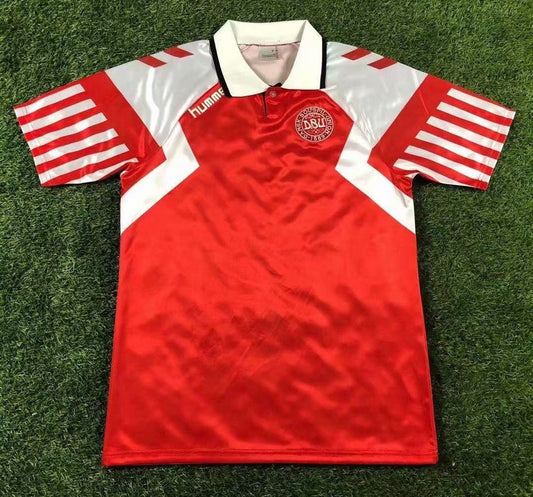 Denmark Home Fans Football Jersey 1992