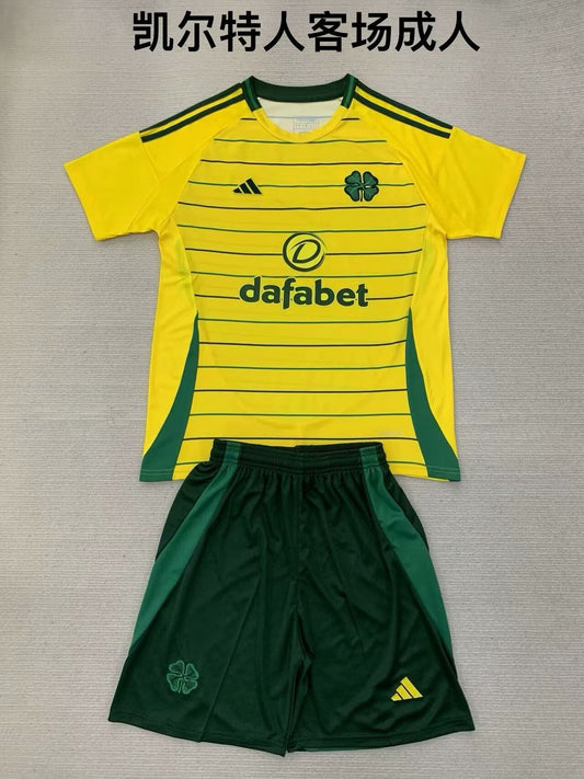 Celtic Away Fans Suit Football Jersey 2024/2025
