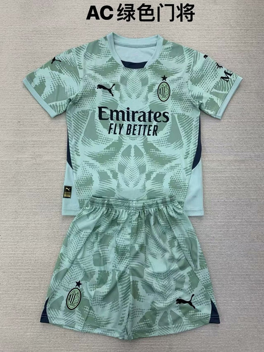 AC Milan Goalkeeper Kids Football Jersey 2024/2025