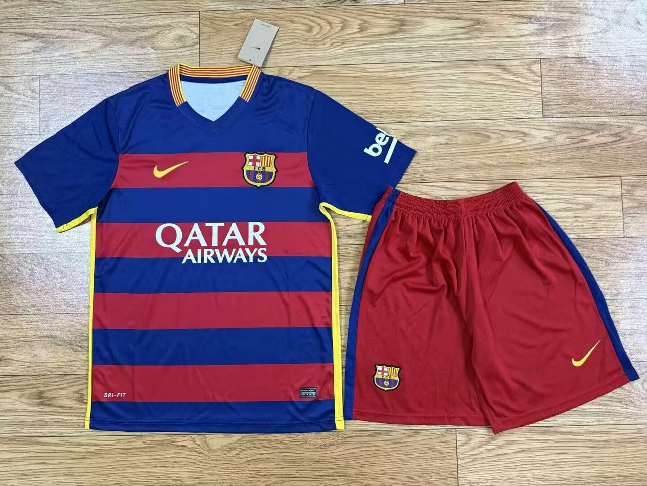 Retro Barcelona Home Kits Suit 2015/2016