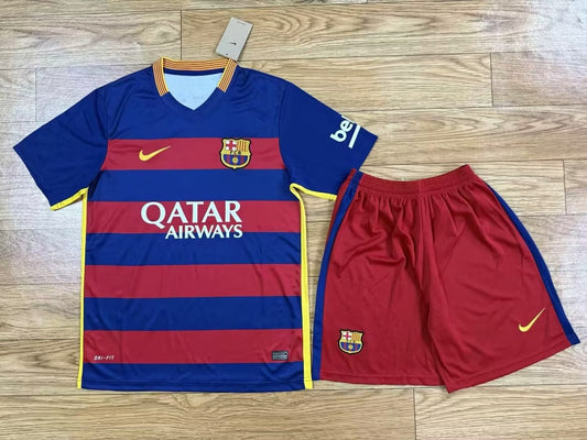 Retro Barcelona Home Kits Suit 2015/2016