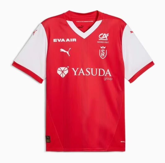 Stade De Reims Home Fans Football Jersey 2024/2025