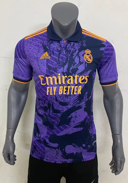 Real Madrid Purple Fans Football Jersey 2023/2024