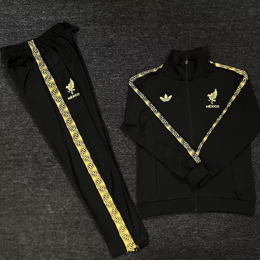 Mexico Black Jacket Tracksuit 2025/2026