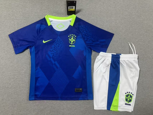Brazil Away Kids Football Jersey 2025/2026