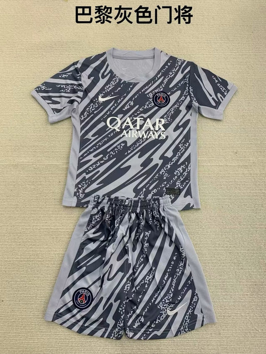 PSG Paris Goalkeeper Kids Football Jersey 2024/2025