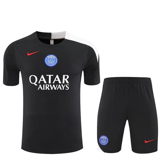 PSG Paris Training Fans Kits Black Football Jersey 2025/2026 (Kids And Man )