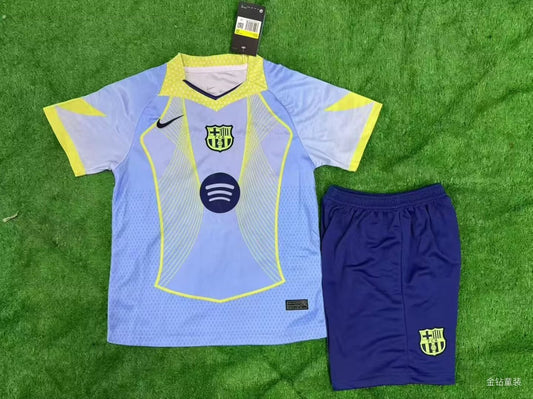 Barcelona Special Edition Blue Kids Football Jersey 2025/2026