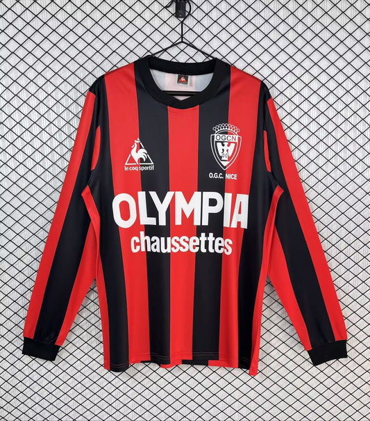 Nice Home Long Sleeve Fans Football Jersey1977-1978