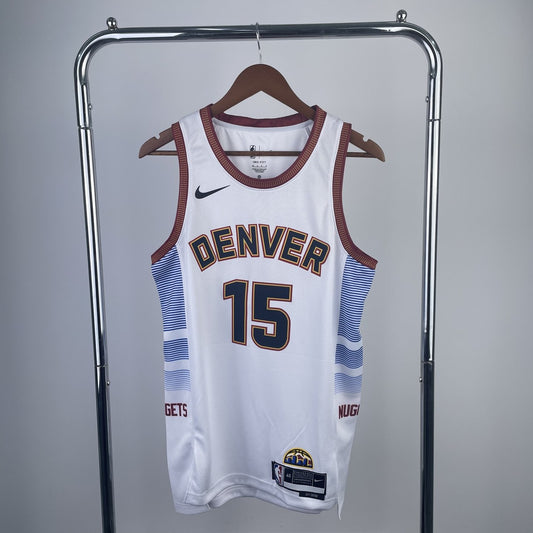 Denver Nuggets City Edition White #15 JOKIC NBA Season Jerseys 2023