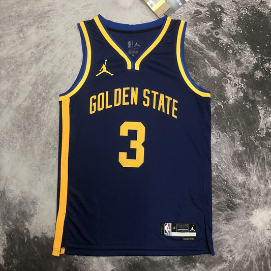Golden State Warriors Blue Jordan #3 POOLE NBA Season Jerseys 2023