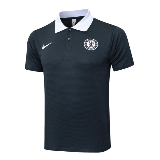 Chelsea Polo Fans Drak Grey Football Jersey 2025/2026