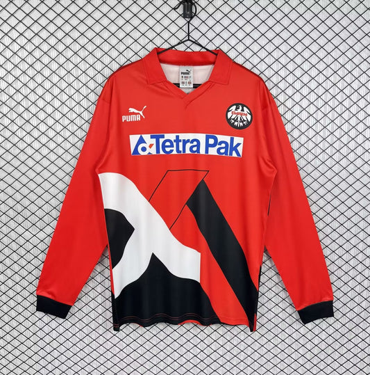 Retro Frankfurt Home Long Sleeve Football Jersey 1993/1995