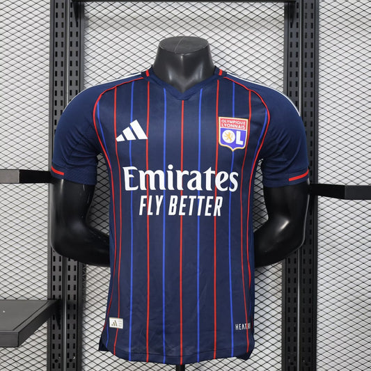 Olympique Lyonnais（OL）Away Player 2025/2026 Football Jersey
