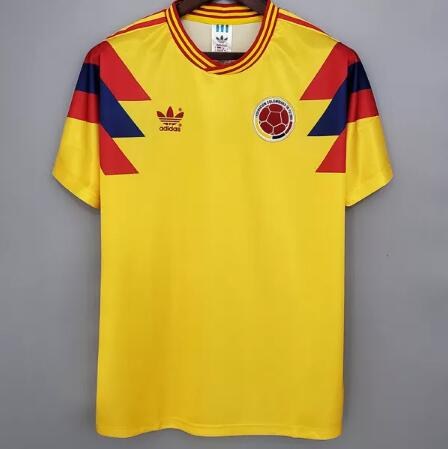 Retro Colombia Home Football Jersey 1990