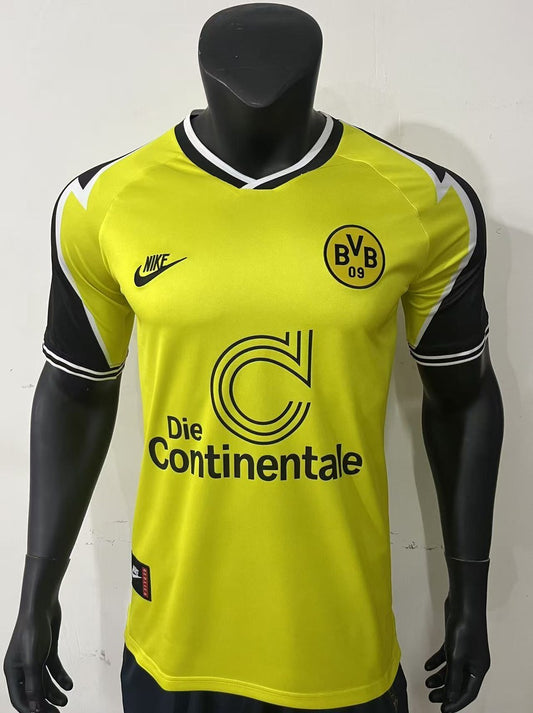 Retro Dortmund Home Fans Football Jersey 1995/1996