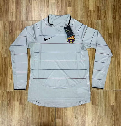 Retro Barcelona Long Away Football Jersey 2003/2004