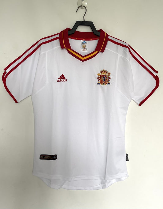 Retro Spain Away Football Jersey 2000