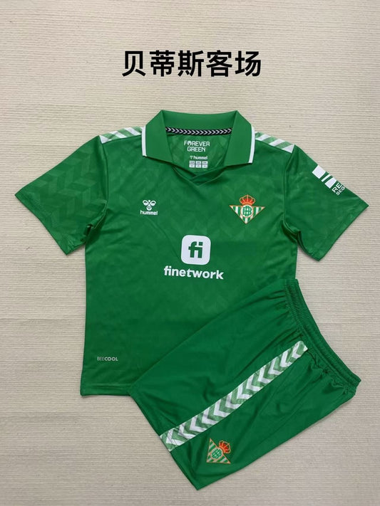 Real Betis Away Kids Football Jersey 2023/2024