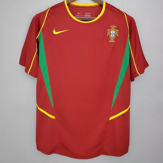 Retro Portugal Home Football Jersey 2002