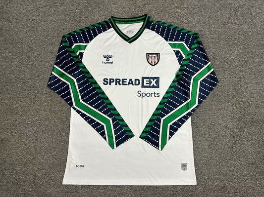 Sunderland Away Long Sleeves Fans Football Jersey 2024/2025
