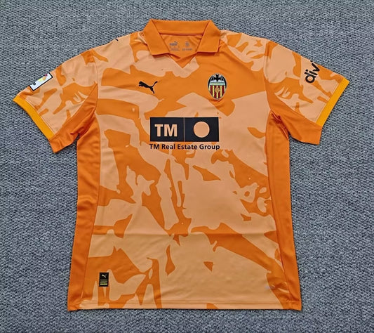 Retro Valencia Yellow Fans Football Jersey 2025/2026