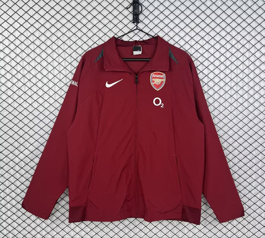 Retro Arsenal Windbreaker Red Football Jersey 2005/2006