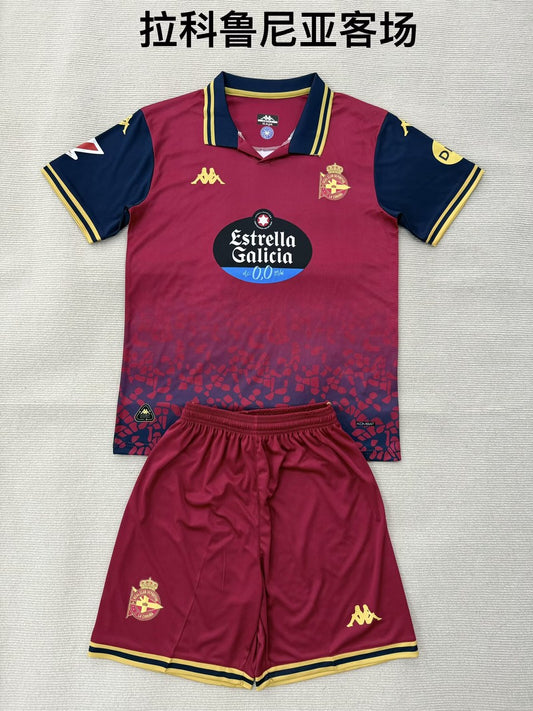 Deportivo La Coruna Away Fans (Kids And Man) Football Jersey 2025/2026
