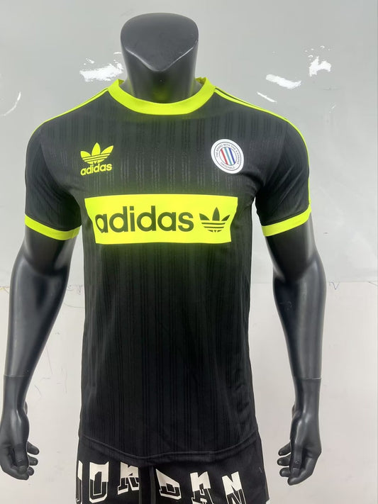 Adidas Clover Oasis T-shirt Black Fans Football Jersey 2025/2026