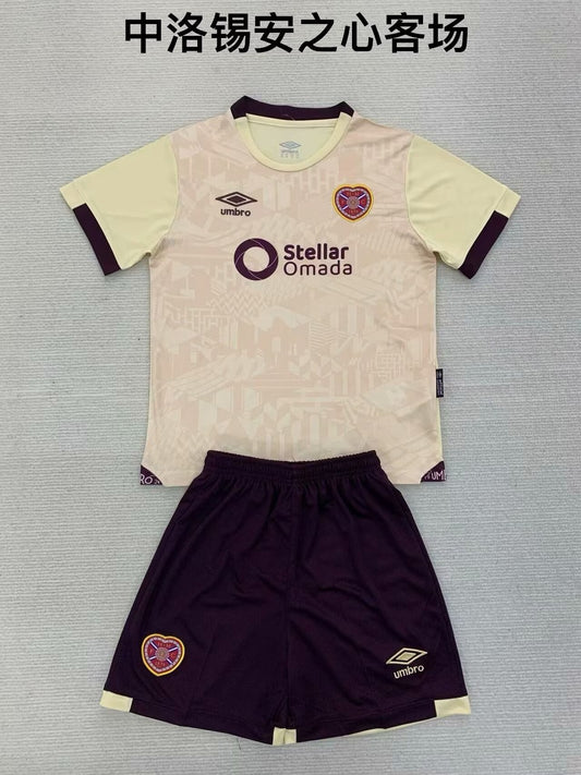 Heart Of Midlothian Away Kids Football Jersey 2024/2025