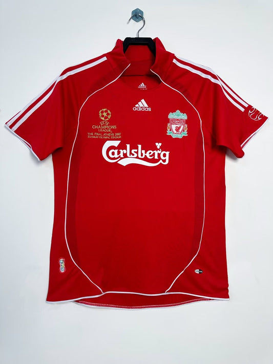 Retro Liverpool Home UEFA Champions Football Jersey 2006/2008