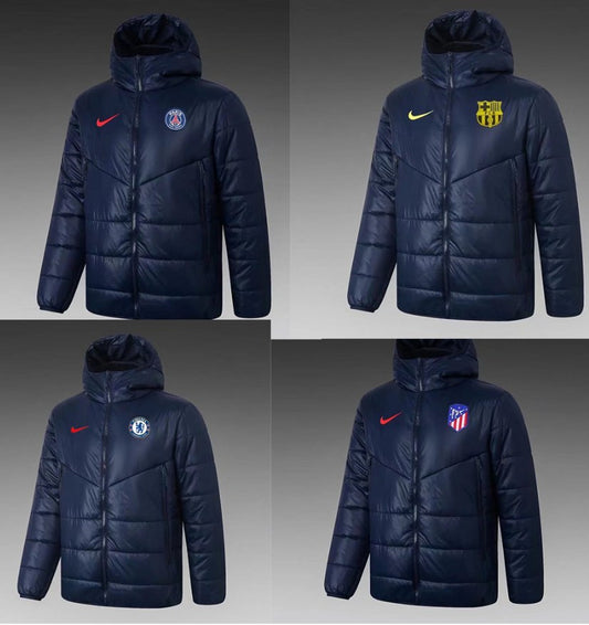 Tottenham Atletico Madrid Chelsea Barcelona America PSG All Team Customized Cotton-padded Clothes Jacket 2025/2026