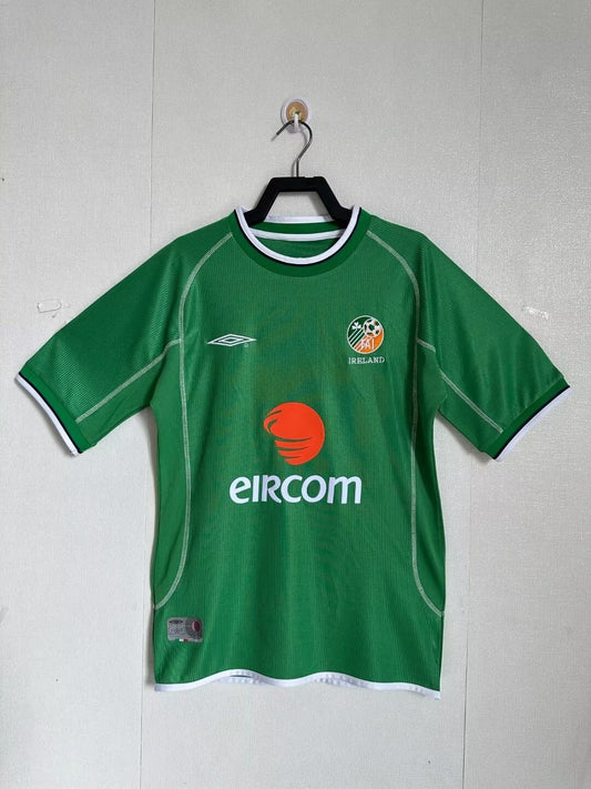 Retro Ireland Home Football Jersey 2002