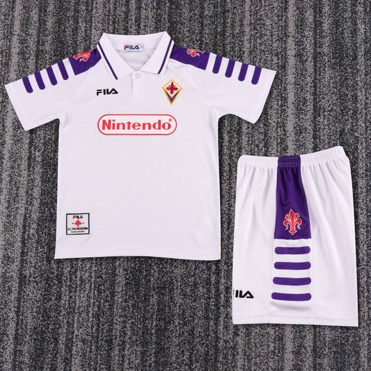 Retro Florence Away Kids Football Jersey 1998/1999