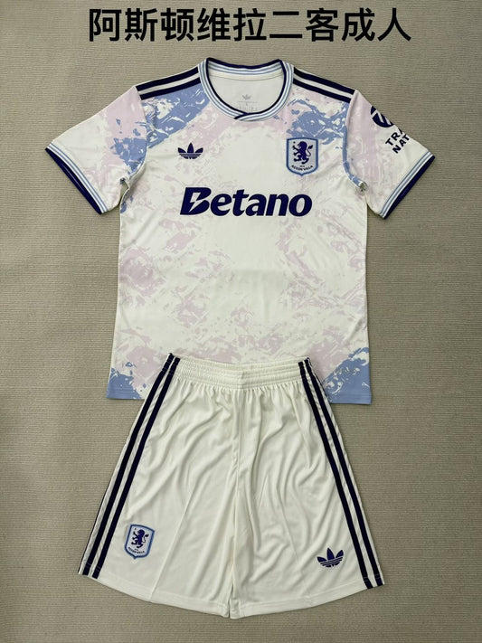 Aston Villa Third Away Fans Football Jersey 2025/2026 (Kids And Man)