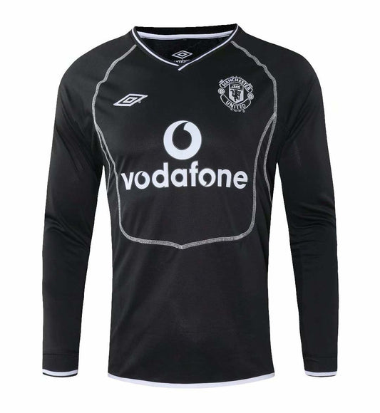 Retro Manchester United Away Long Sleeve Football Jersey 2000