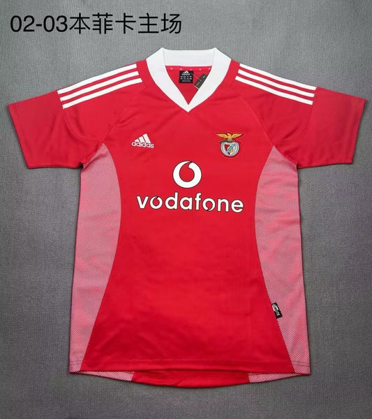Retro Benfica Home Fans Football Jersey 2002/2003